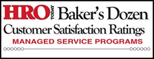 HRO Baker's Dozen Customer Satisfaction Ratings Managed Service Programs